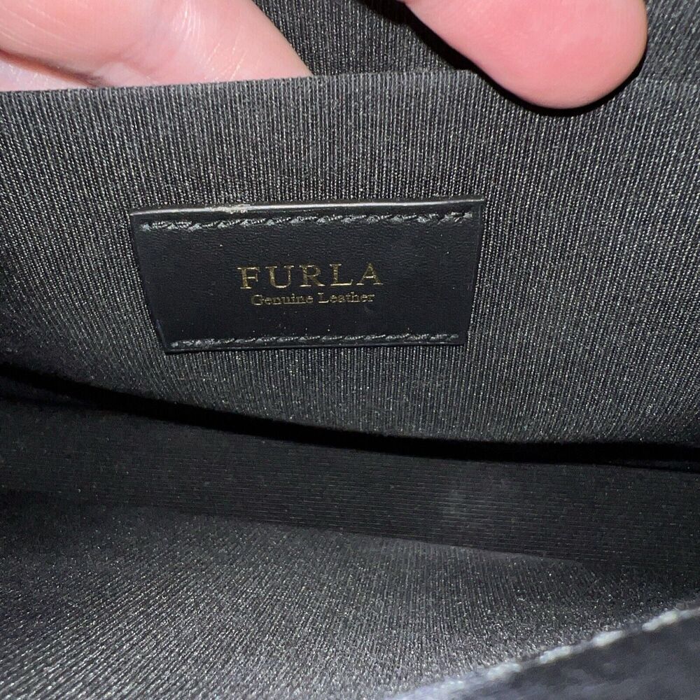 Furla Bella Top Handle S Nero Black Andromeda Genuine Leather BAUGLND 55 B3000 - Picture 9 of 16